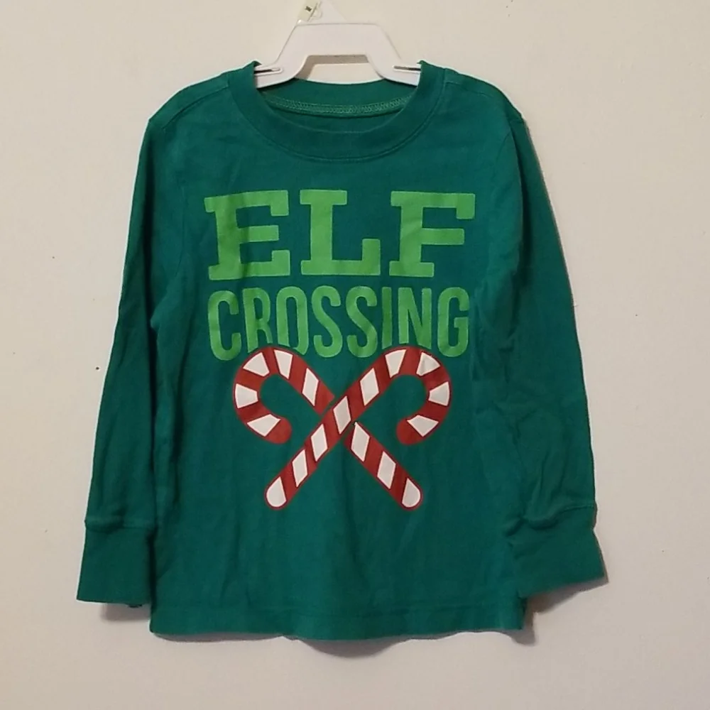 Old Navy Elf Crossing Tee